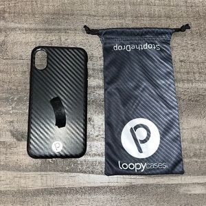 NEW Loopy Case Black/Gray “Graphite” iPhone X/XS Phone Case